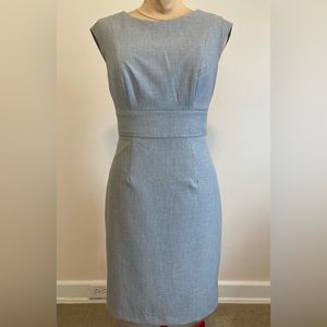 The Limited dove grey sheath dress sz 8